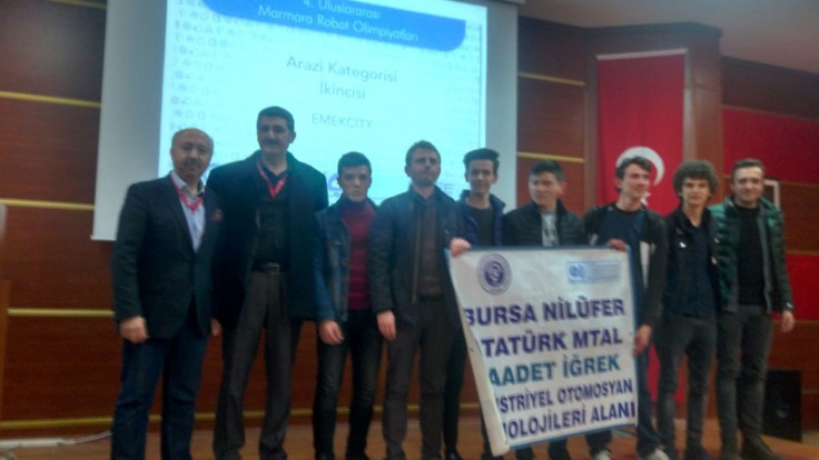 OTOMASYON TEKNOLOJİLERİ ALANI MARMARA ROBOT YARIŞMASINDAN DERECEYLE DÖNDÜ