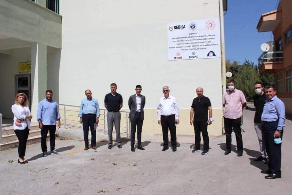 BEBKA GENEL SEKRETERİ VE ÖZEL KALEM MÜDÜRÜ ALANIMIZI ZİYARET ETTİ.