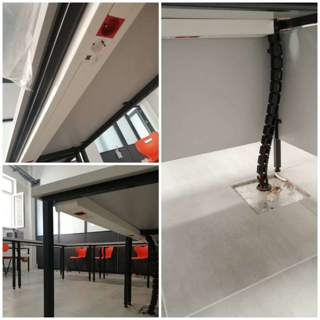 ENDÜSTRİ 4.0 VE HAREKET KONTOL LABORATUVARIMIZA ELEKTRİK TESİSATI ÇEKİLDİ.