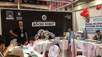 9. Science Expo’da “Solar Böcek Robot” Atölyemiz Ziyarete Açıldı