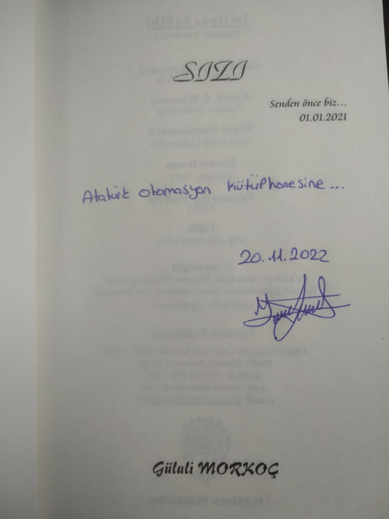 Mezunumuz Gülali Morkoç’u “3. Kitap Günleri” İmza Gününde Ziyaret Ettik