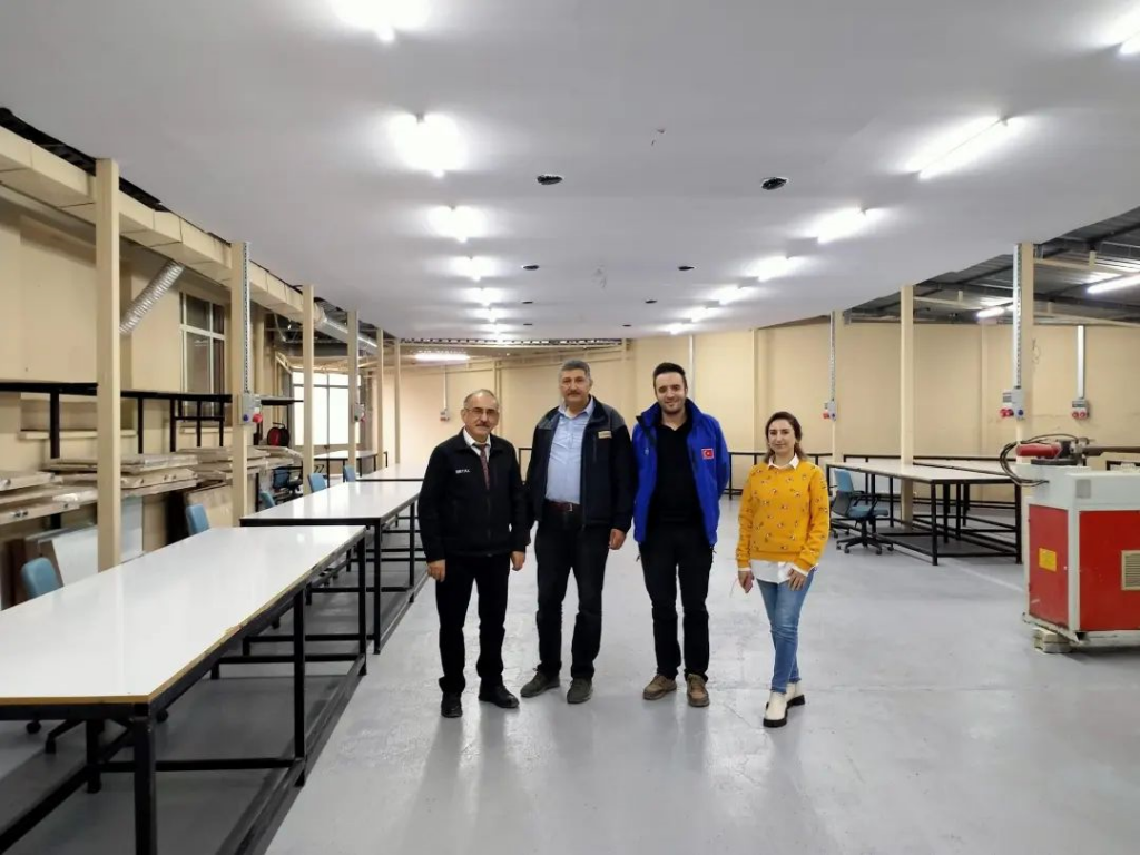 Saadet İğrek Endüstriyel Otomasyon Teknolojileri Alanı, 4. Yerleşkesi “Üretim Atölyesi” hazır.