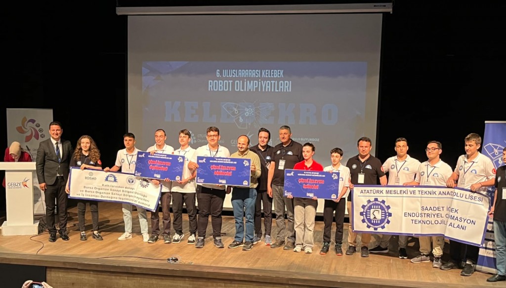 VI. ULUSLARARASI KELEBEK ROBOT OLİMPİYATLARI’NDAN ÖDÜLLERLE DÖNDÜK!