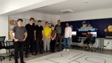 Robot yarışmaları için pist kurulum çalışması gerçekleştirdik.