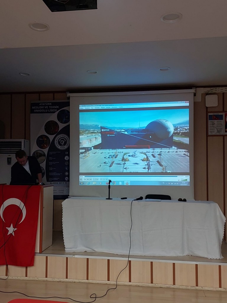 GUHEM tarafından öğrencilerimize yönelik bir sunum gerçekleştirildi.