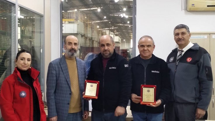 Sarıgözoğlu ve Karan Makine’ye Eğitime Katkılarından Dolayı Teşekkür Ziyareti